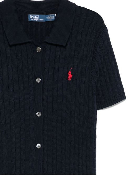 Polo con bottini blu navy POLO RALPH LAUREN | 211963486002